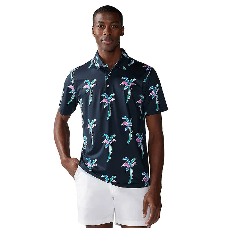 Versatile Comfort Wear Chubbies The Havana Night Performance Polo Shirt - Black - Pattern Base (Plaids) Versatile Comfort Wear Chubbies The Havana Night Performance Polo Shirt - Black - Pattern Base (Plaids)