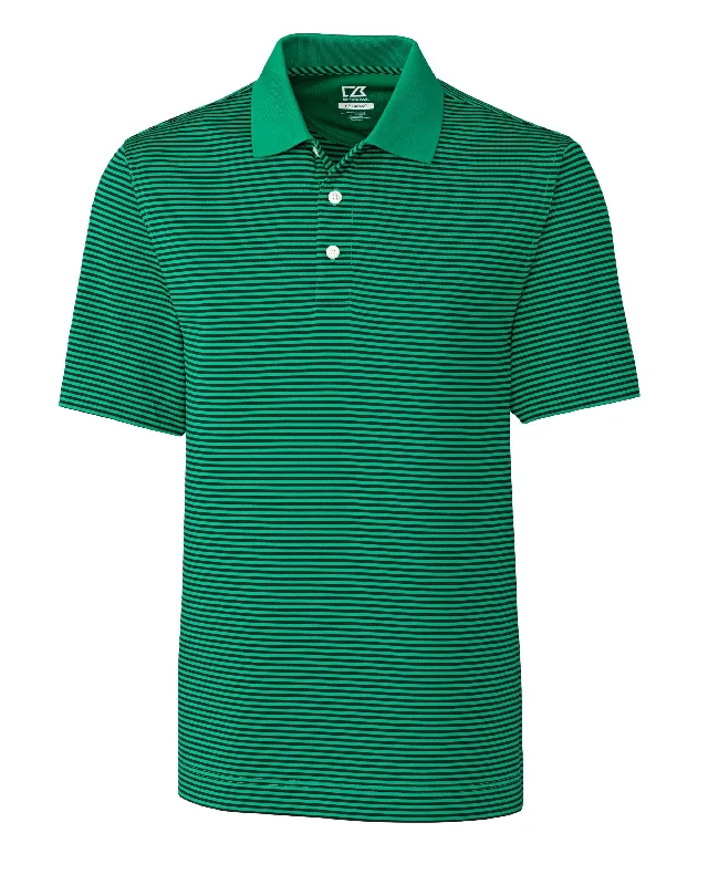 Cutter & Buck DryTec Trevor Stripe Green/Black