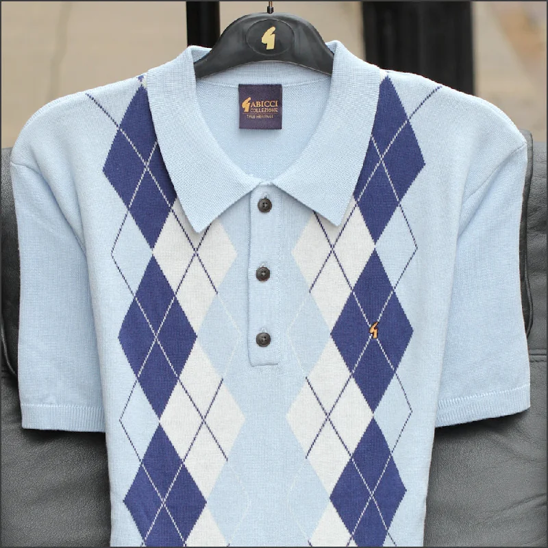 Design Perception Gabicci M08 Skylight Patterned Polo Top^