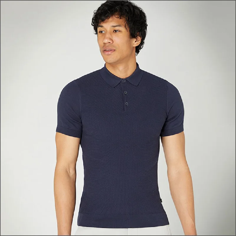 Body Design Remus Uomo Slim Fit Knitted Cotton Short Sleeve Polo Shirt>>
