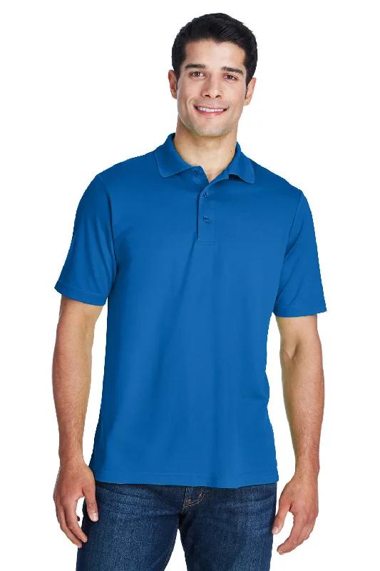 Sports And Leisure Core 365 Mens Origin Performance Moisture Wicking Short Sleeve Polo Shirt - True Royal Blue Sports And Leisure Core 365 Mens Origin Performance Moisture Wicking Short Sleeve Polo Shirt - True Royal Blue