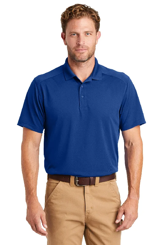 Basic Version CornerStone Mens Select Moisture Wicking Short Sleeve Polo Shirt - Royal Blue Basic Version CornerStone Mens Select Moisture Wicking Short Sleeve Polo Shirt - Royal Blue