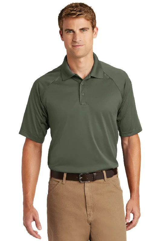 Chic Relaxation CornerStone Mens Select Tactical Moisture Wicking Short Sleeve Polo Shirt - Tactical Green Chic Relaxation CornerStone Mens Select Tactical Moisture Wicking Short Sleeve Polo Shirt - Tactical Green