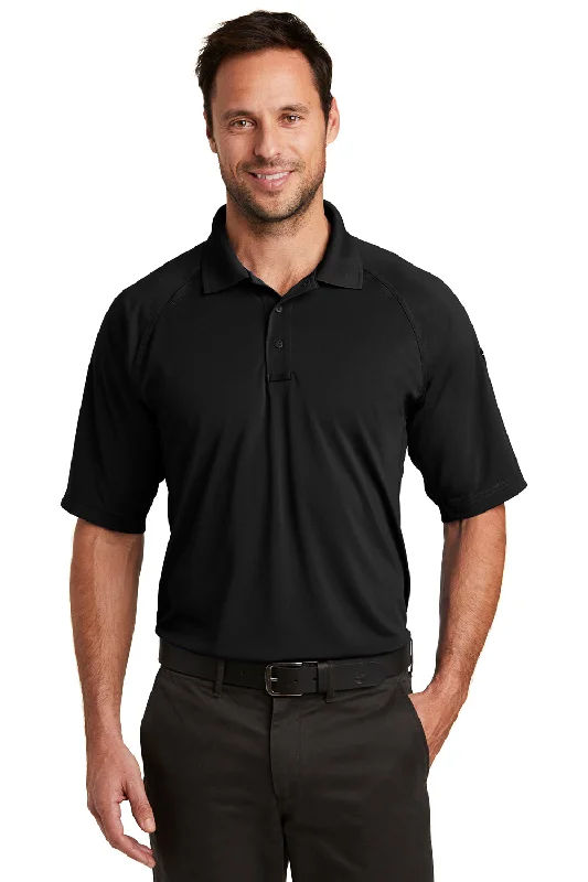 Comfortable Fashion CornerStone Mens Select Tactical Moisture Wicking Short Sleeve Polo Shirt - Black Comfortable Fashion CornerStone Mens Select Tactical Moisture Wicking Short Sleeve Polo Shirt - Black