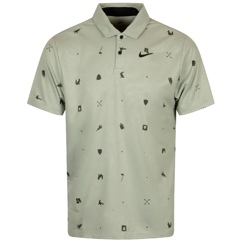 Exquisite Tailoring Dri-FIT Tour Icon Print Polo Jade Horizon/Black - W24