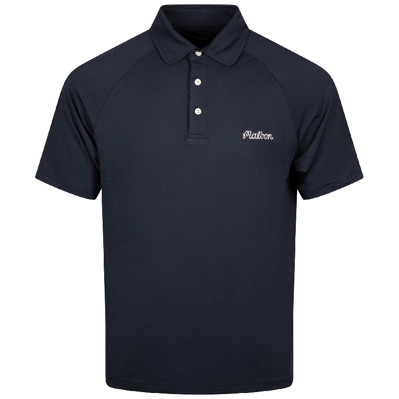 New Products Evergreen Raglan Mesh Sleeve Polo Navy - 2024