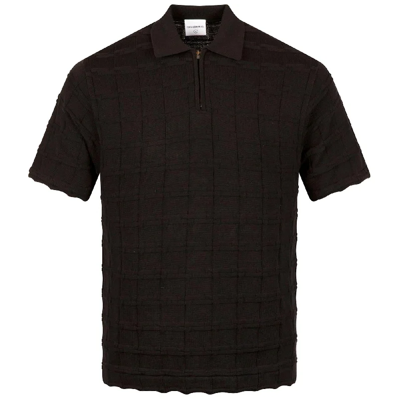 Luxury Customization Ezra Sweater Polo Black - AW24