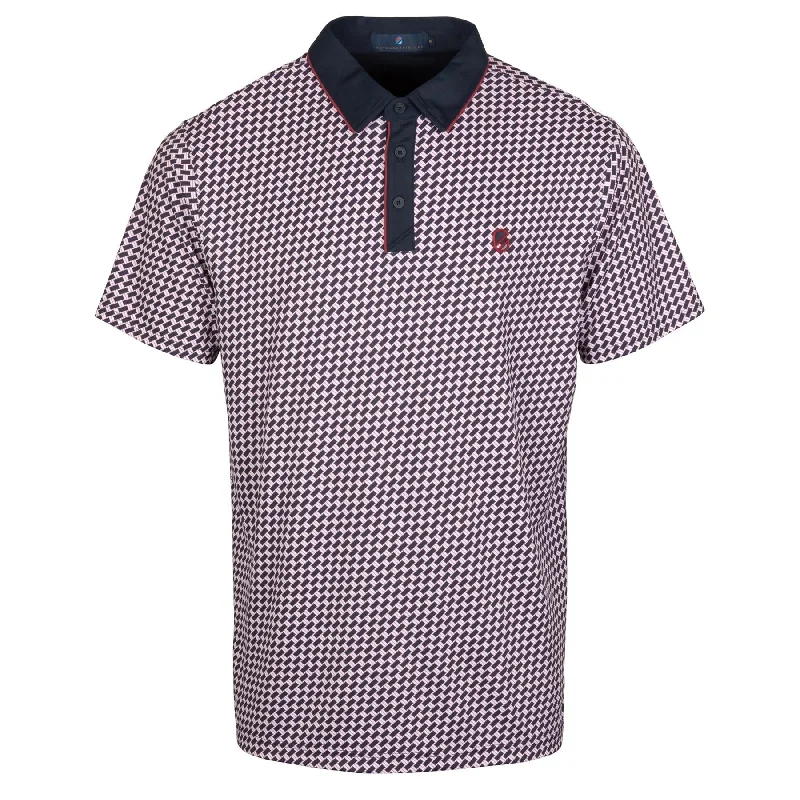 Sweet Breath Fontaine Polo Rhubarb Print - AW24