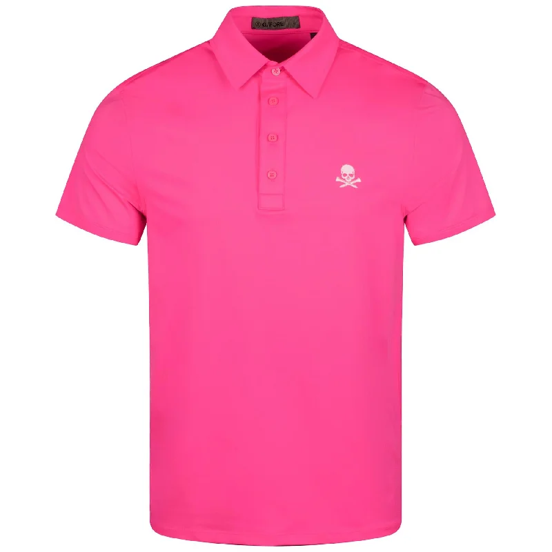 Modernism G/TAB Essential Tech Jersey Circle G's Polo Pink - AW24