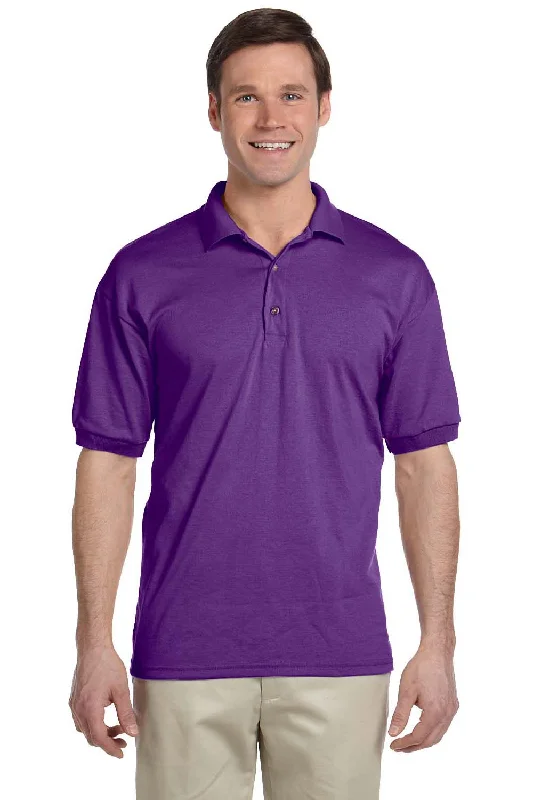 Easygoing Style Gildan Mens DryBlend Moisture Wicking Short Sleeve Polo Shirt - Purple Easygoing Style Gildan Mens DryBlend Moisture Wicking Short Sleeve Polo Shirt - Purple