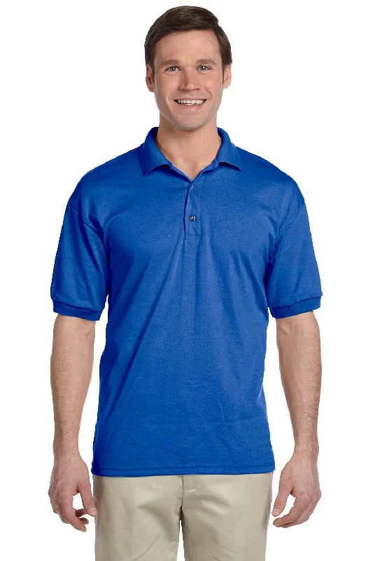 Timeless Comfort Gildan Mens DryBlend Moisture Wicking Short Sleeve Polo Shirt - Royal Blue Timeless Comfort Gildan Mens DryBlend Moisture Wicking Short Sleeve Polo Shirt - Royal Blue