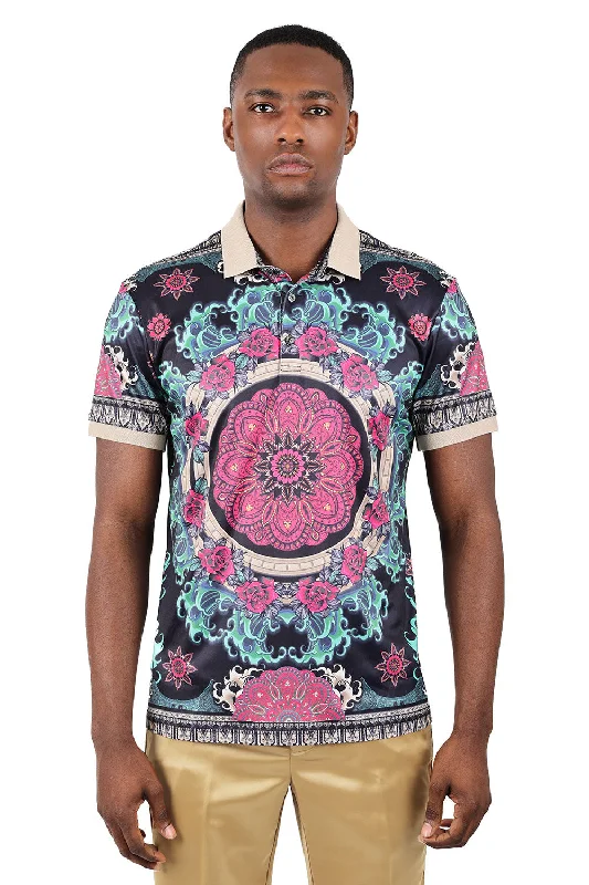 Fashionable Prints Grove Treat Polo Shirt