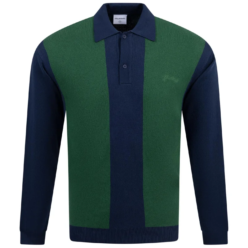Romantic Temperament Harrison LS Polo Navy - AW24