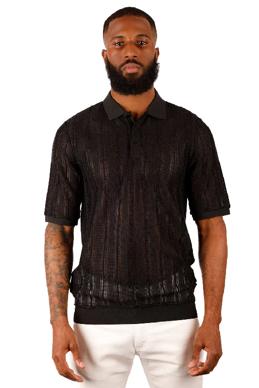 New Products Interlace Plan Polo Shirt