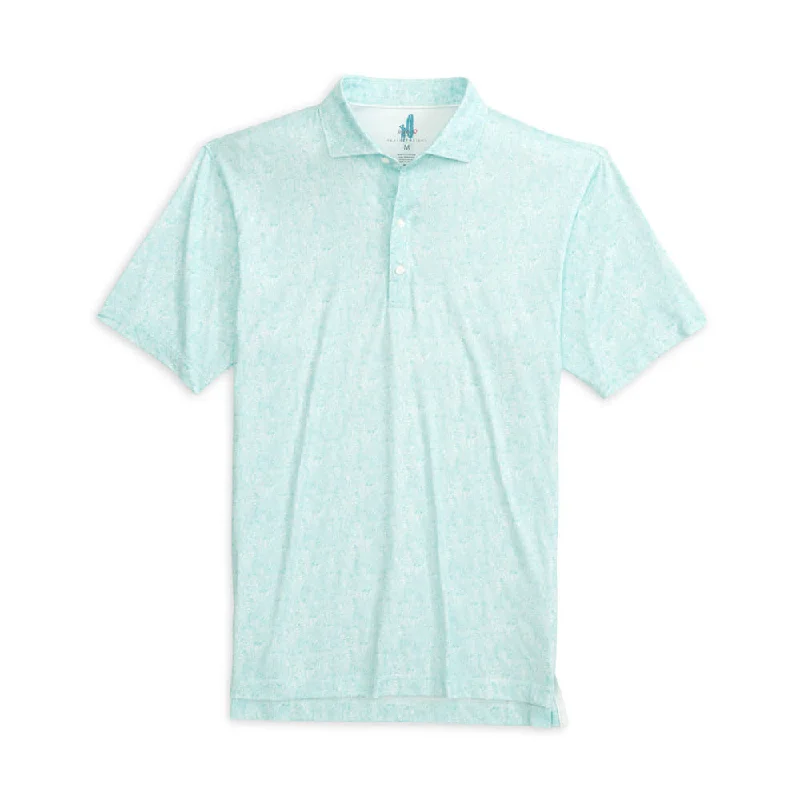 Effortless Looks Johnnie-O Lush Featherweight Polo Shirt - Riviera