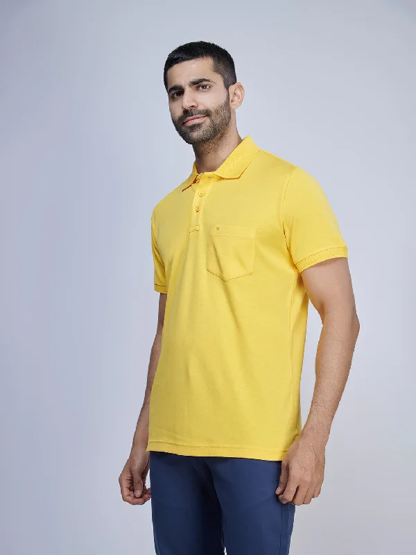 Sports Fashion Mens Liquid Polo T-Shirt with Pocket Tshirt Mango