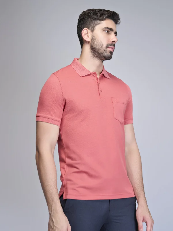 Trendy And Casual Mens Expert Polo Tshirt with Pocket Red EP21