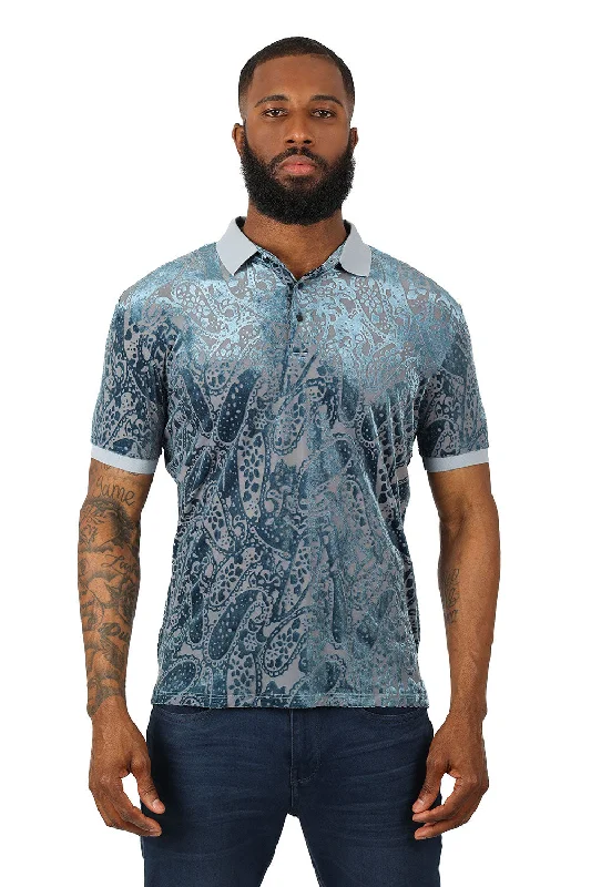 High-end Fashion Paisley Passion Polo Shirt