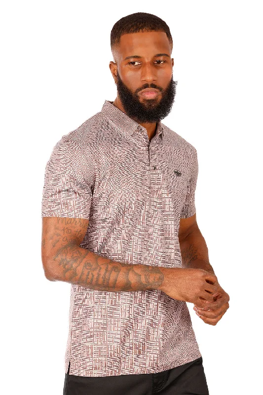 Celebrity Style Plait Sketch Polo Shirt