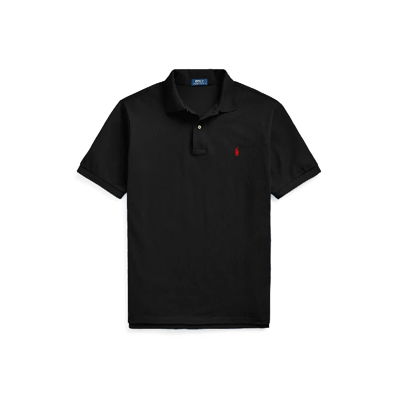 Polo Ralph Lauren Solid Mesh Polo Classic Fit Black