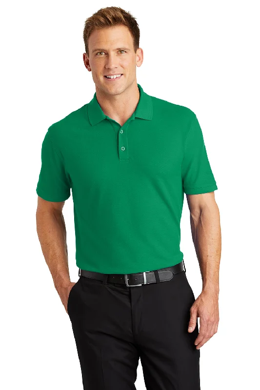 Classic Items Port Authority Mens Core Classic Short Sleeve Polo Shirt - Bright Kelly Green Classic Items Port Authority Mens Core Classic Short Sleeve Polo Shirt - Bright Kelly Green