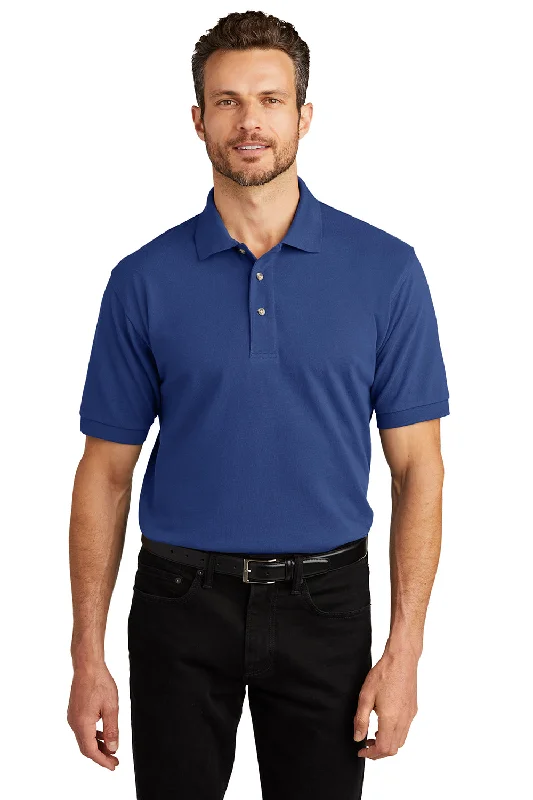 Sports Series Port Authority Mens Shrink Resistant Short Sleeve Polo Shirt - Royal Blue Sports Series Port Authority Mens Shrink Resistant Short Sleeve Polo Shirt - Royal Blue