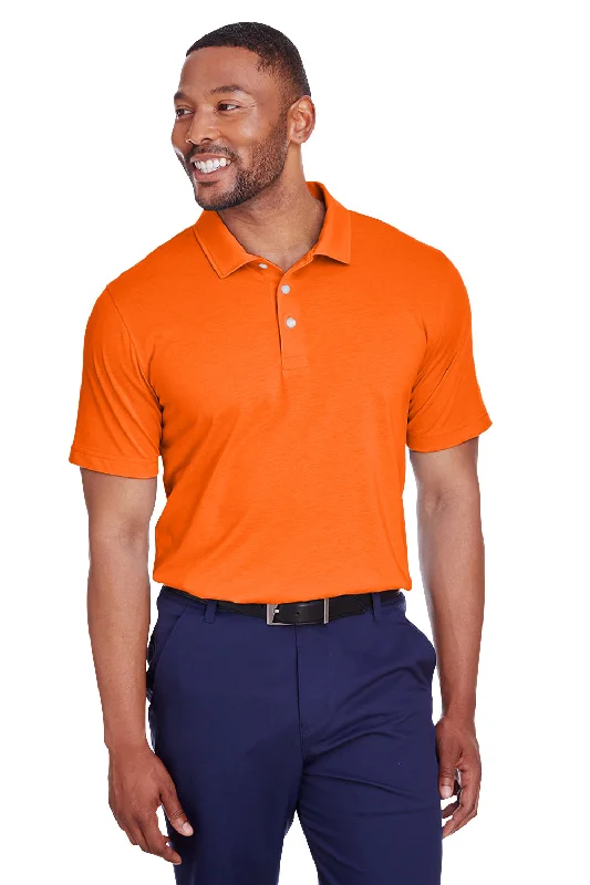 Tropical Style Puma Mens Fusion Performance Moisture Wicking Short Sleeve Polo Shirt - Vibrant Orange Tropical Style Puma Mens Fusion Performance Moisture Wicking Short Sleeve Polo Shirt - Vibrant Orange