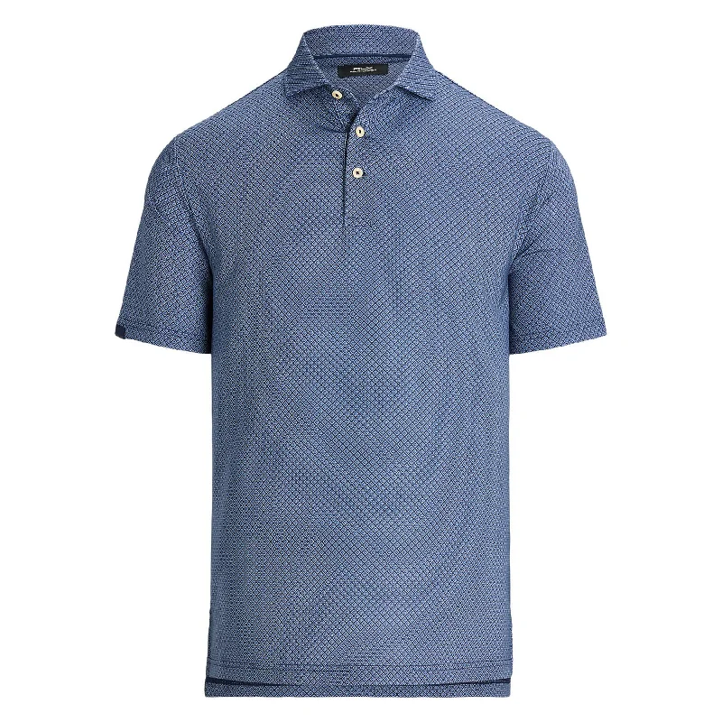 Relaxed Wear RLX Diamond Print Airflow Polo Refined Navy - AW24