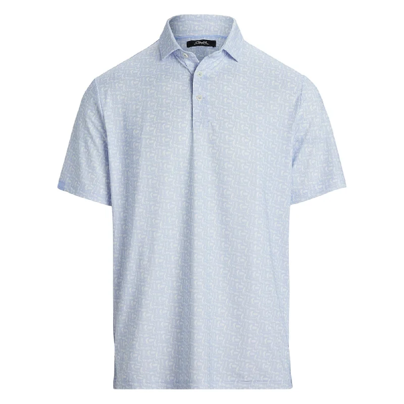 Warm Comfort RLX Printed Airflow Polo Office Blue - AW24