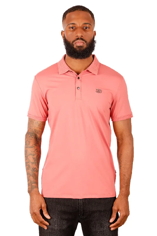 Elegant And Simple Solid Twist Polo Shirt