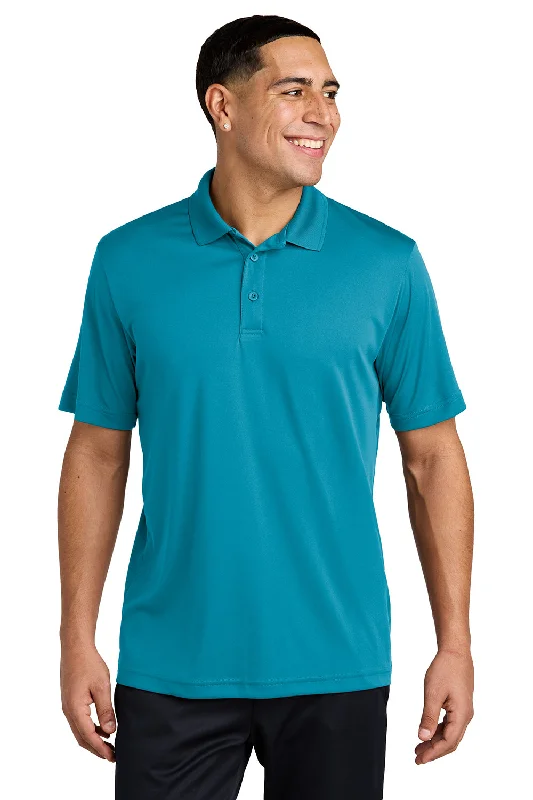 Soft And Comfortable Sport-Tek Mens Competitor Moisture Wicking Short Sleeve Polo Shirt - Atomic Blue Soft And Comfortable Sport-Tek Mens Competitor Moisture Wicking Short Sleeve Polo Shirt - Atomic Blue