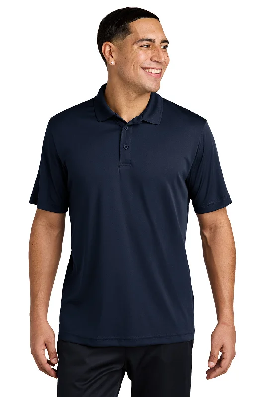 Stretch Design Sport-Tek Mens Competitor Moisture Wicking Short Sleeve Polo Shirt - True Navy Blue Stretch Design Sport-Tek Mens Competitor Moisture Wicking Short Sleeve Polo Shirt - True Navy Blue