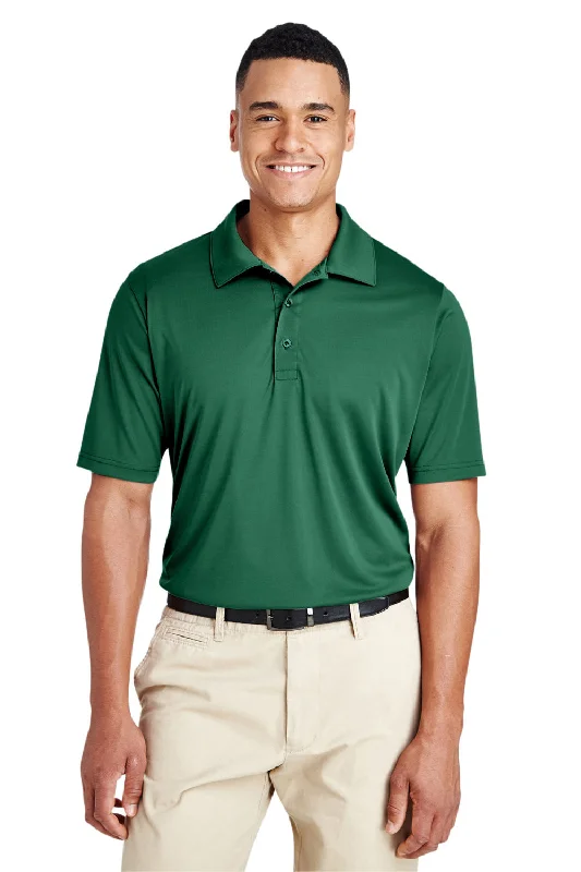 End Of The Year Team 365 Mens Zone Performance Moisture Wicking Short Sleeve Polo Shirt - Forest Green End Of The Year Team 365 Mens Zone Performance Moisture Wicking Short Sleeve Polo Shirt - Forest Green