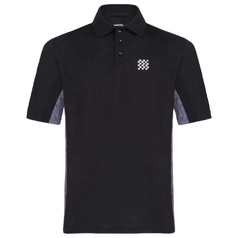 Simple Design The Course Polo Black - AW24