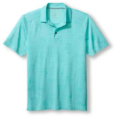 Soft Relaxation Wear Tommy Bahama Islandzone Palm Coast Palmera Polo Shirt - Clear Lake Soft Relaxation Wear Tommy Bahama Islandzone Palm Coast Palmera Polo Shirt - Clear Lake