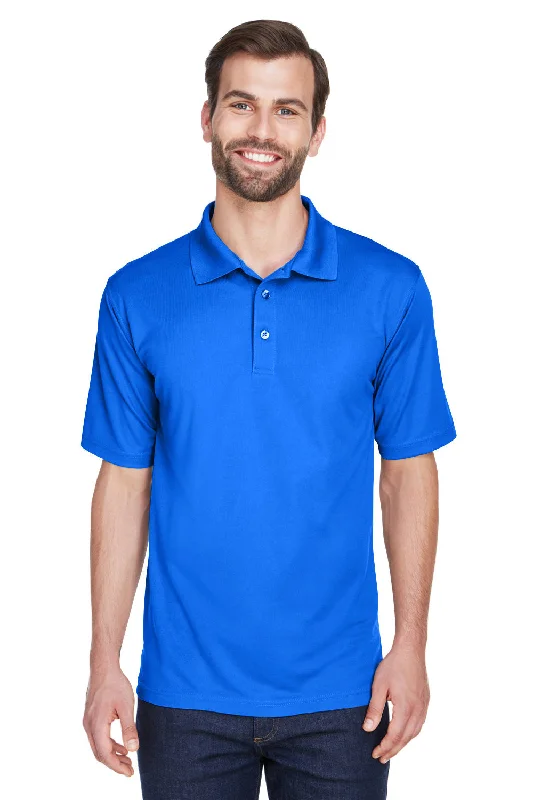 Preview New Products UltraClub Mens Cool & Dry Moisture Wicking Short Sleeve Polo Shirt - Royal Blue Preview New Products UltraClub Mens Cool & Dry Moisture Wicking Short Sleeve Polo Shirt - Royal Blue