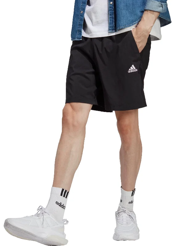 Hooded design Adidas Mens Aeroready Essentials Chelsea Small Logo Shorts <br> IC9392