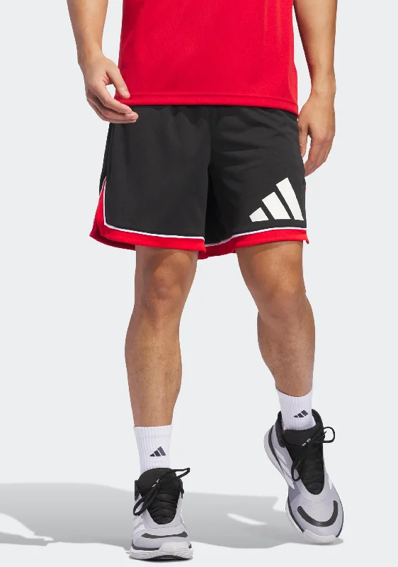Casual Fit Adidas Men's Basketball Badge of Sport Shorts