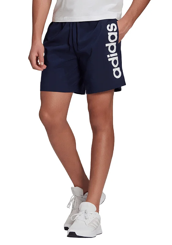 French Retro Adidas Men’s Linear Logo Chelsea Short Navy
