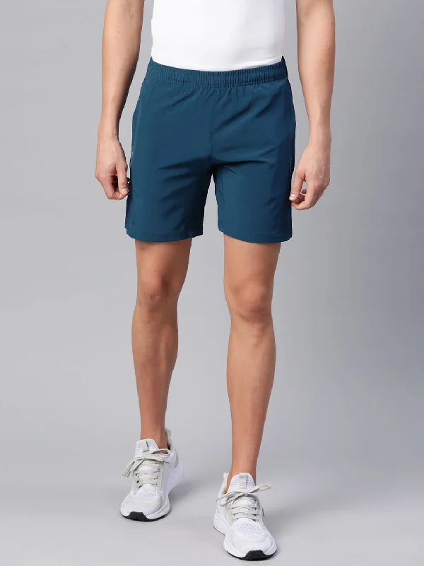 Daily Comfort Alcis Men Blue Slim Fit Running Sports Shorts
