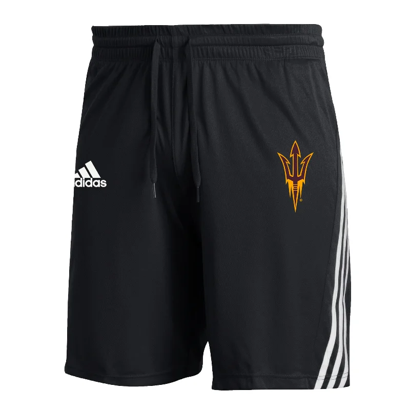 Exquisite Fabrics ASU 3 Stripe Short BLK