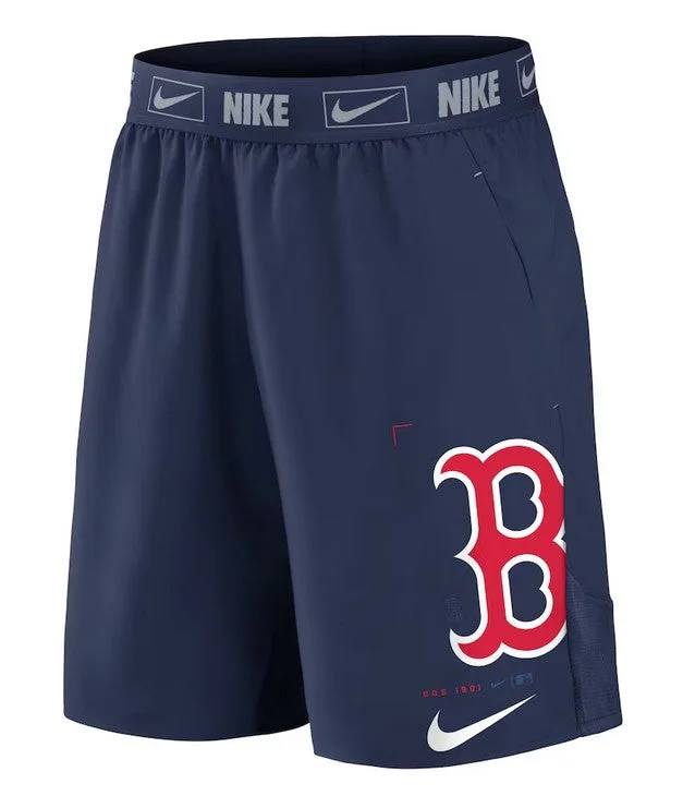 Single-shoulder Neck Design Boston Red Sox Nike Bold Express Woven Short - Mens