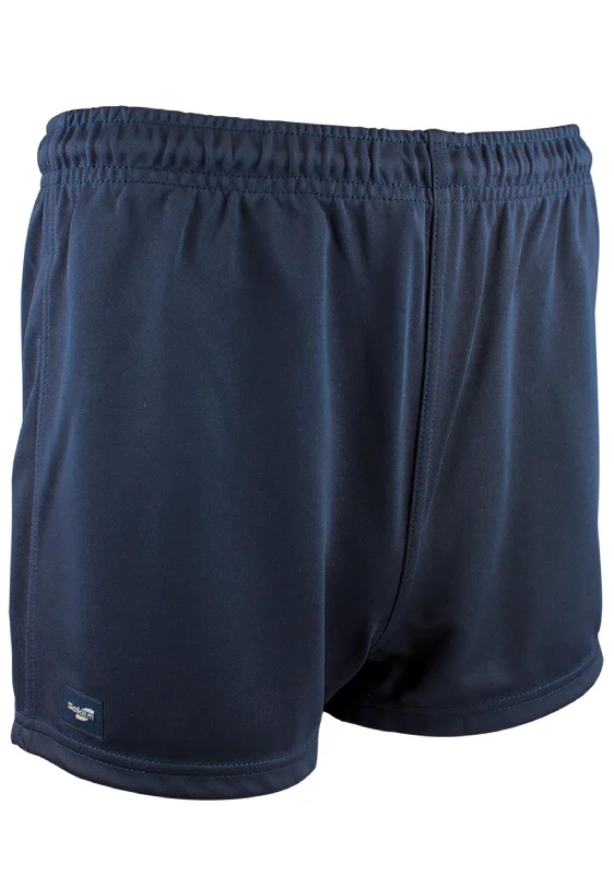 Nightclub Style Burley Sekem Mens Navy Baggy Football Shorts