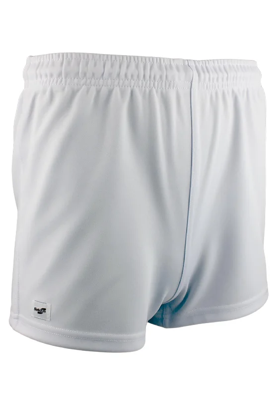 Casual And Versatile Burley Sekem Mens White Baggy Football Shorts