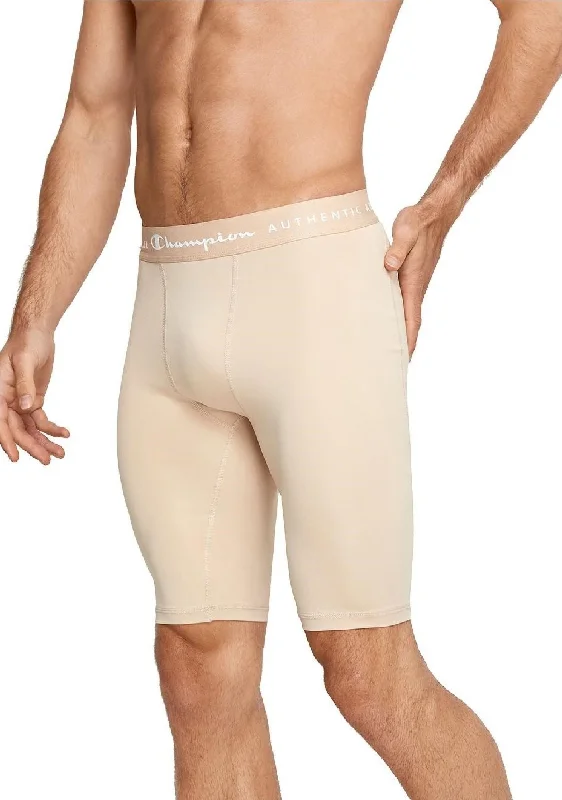 Warm And Comfortable Champion Mens Powercore Long Shorts <BR> AX99N LAT
