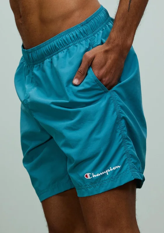 Classic Style Champion Mens Script Board Shorts 5 inch <br> AUWAN IYD