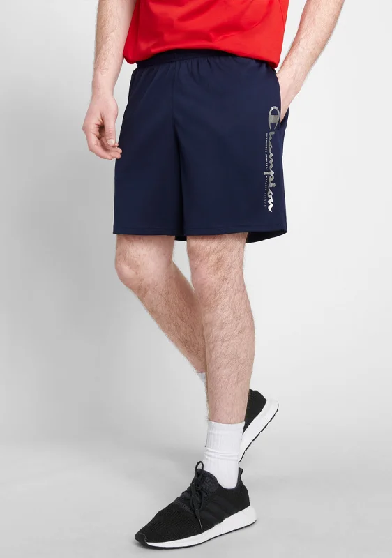 Elegant Temperament Champion Men’s Script Core Training 7 Inch Short