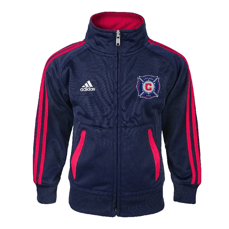 Relaxed Tops Infant Chicago Fire Soccer Club Referee Track Suit Adidas Jacket and Pants Set