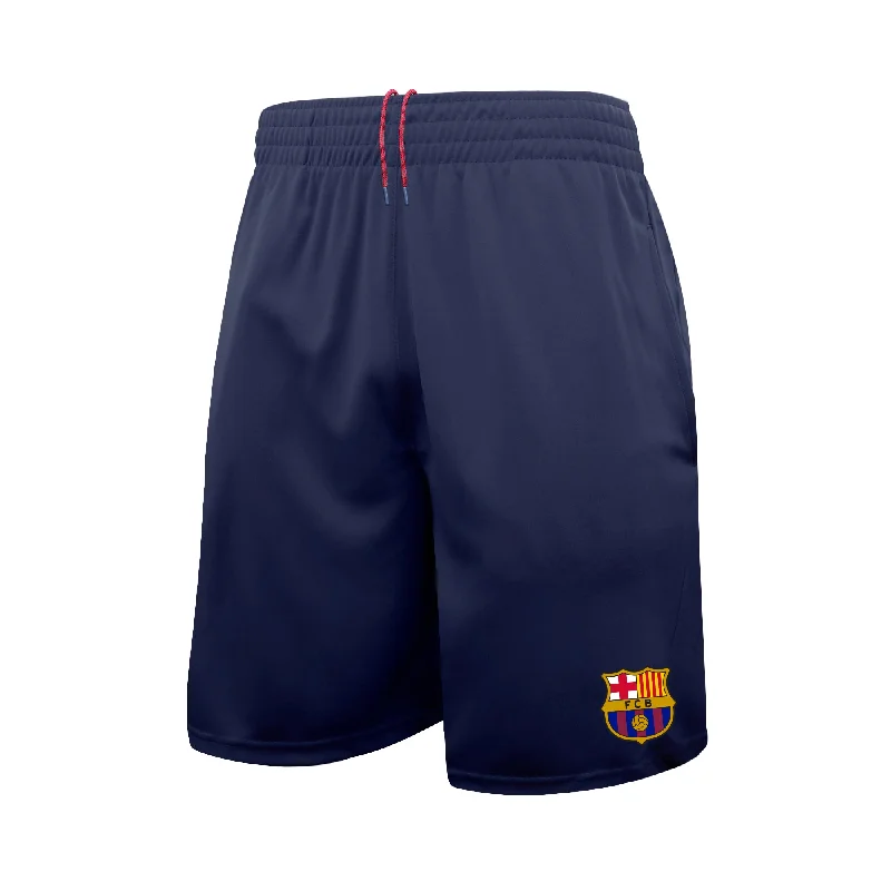 Leisure Travel FC Barcelona Adult Reflective Athletic Soccer Shorts