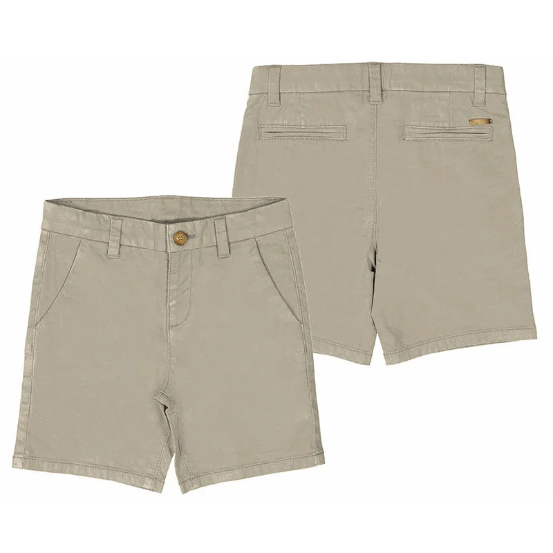 Unique Prints Mayoral Mini Khaki Twill Chino Shorts_ 202-59